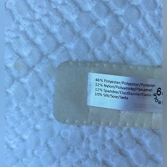 Wacoal 36C 36 C Lace Satin Silk Bra Ivory Off White Lightly Lined Balconette - Picture 9 of 9